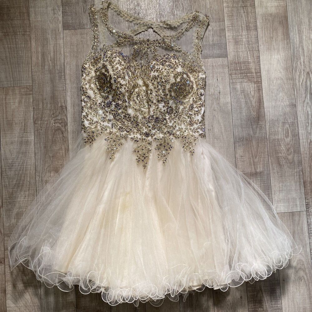 Princess Prom Ball Gown Costume Quinceanera Formal Party Fancy Dress Size M